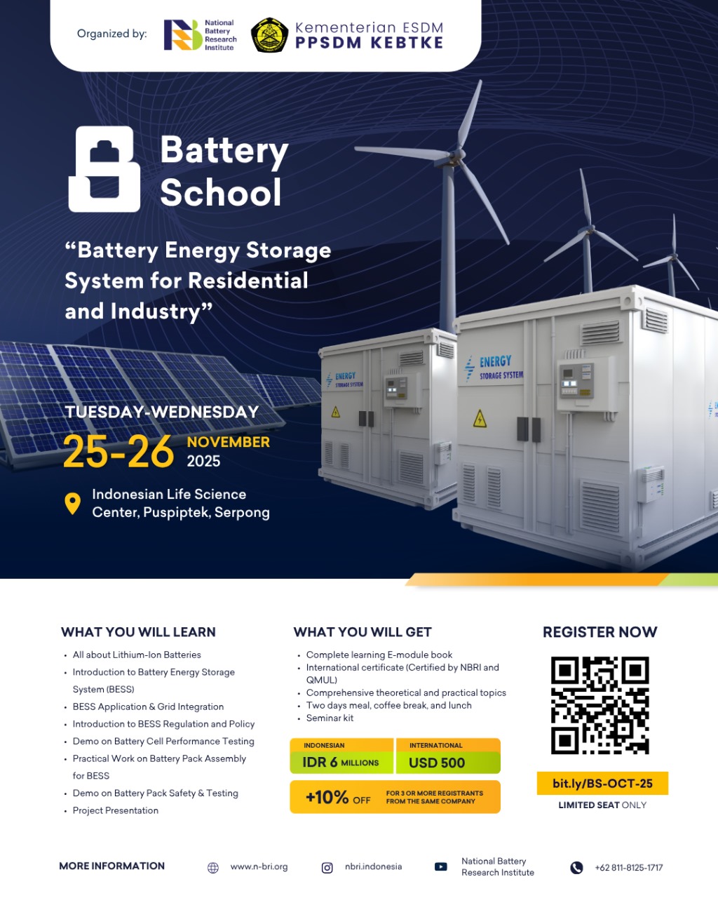 Battery Energy Storage System for Residential and Industry