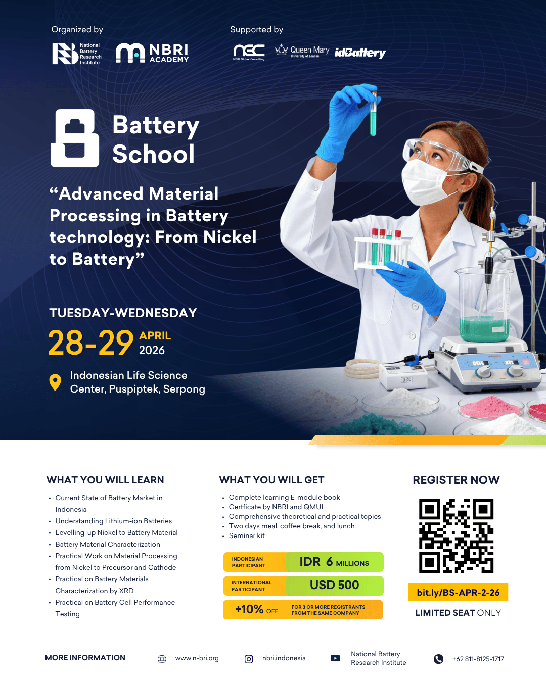 Advanced Material Processing in Battery technology: From Nickel to Battery